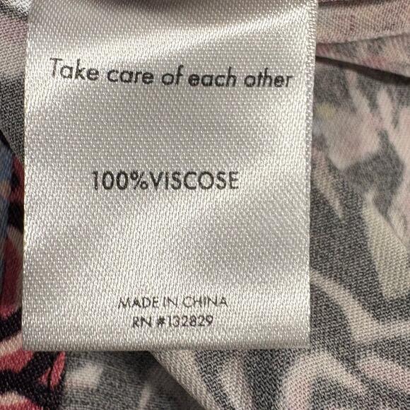 TELL YOUR FRIENDS Women's Western Shirt in Ines Size L Abstract Floral‎ - Picture 6 of 14